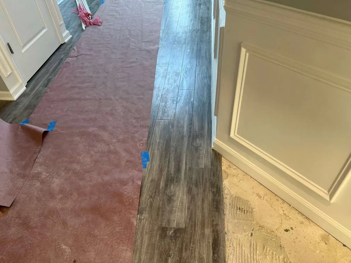 Completed marble shower restoration in Naples Manor